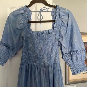 Hill house Blue sparkle dress gorgeous detail size small!